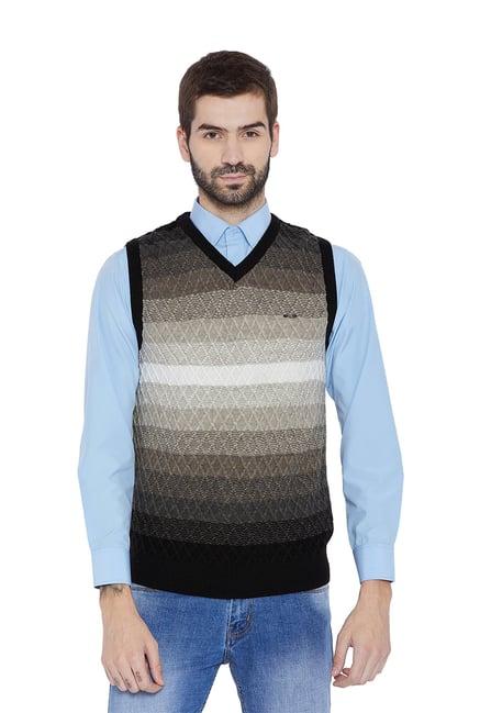 duke brown sleeveless sweater