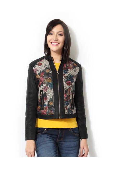 people multicolor floral print jacket