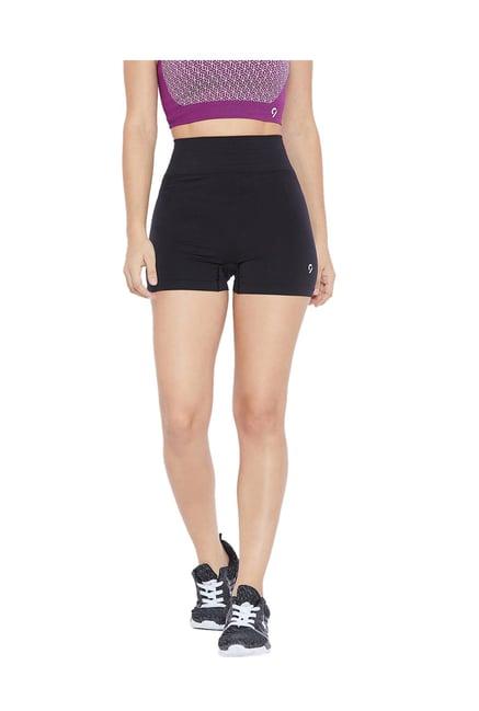 c9 black regular fit shorts