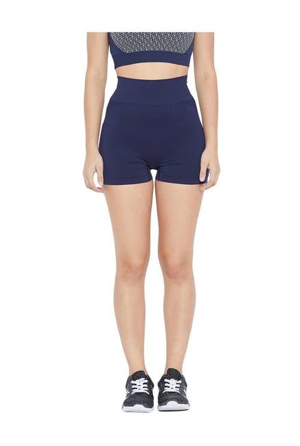 c9 navy regular fit sports shorts