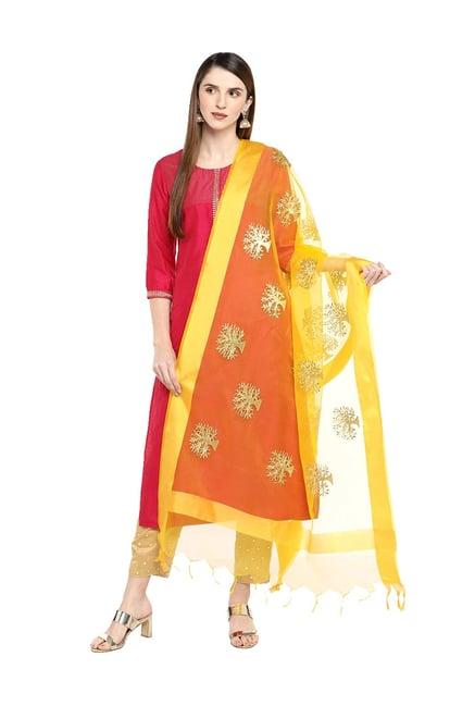 dupatta bazaar yellow dupatta