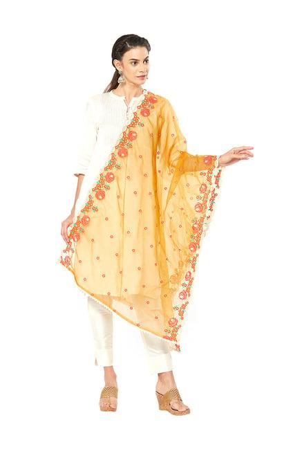 dupatta bazaar mustard dupatta