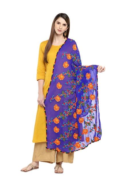 dupatta bazaar blue dupatta