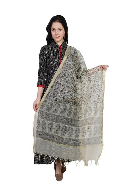 dupatta bazaar off-white dupatta