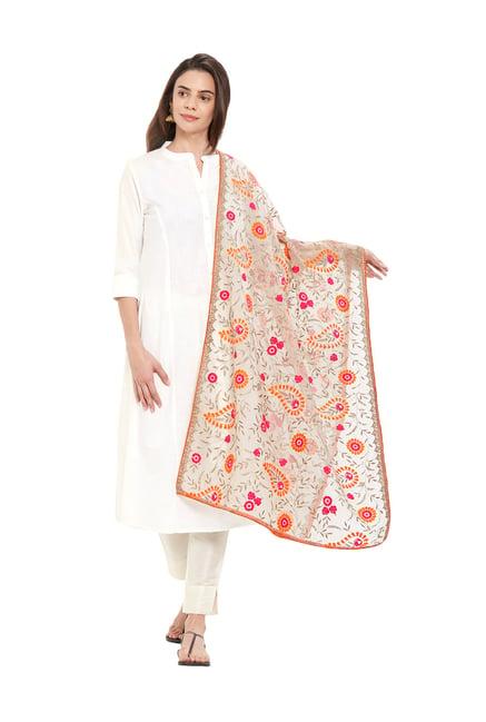 dupatta bazaar off-white dupatta