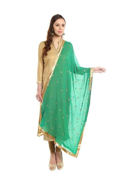 dupatta bazaar green dupatta