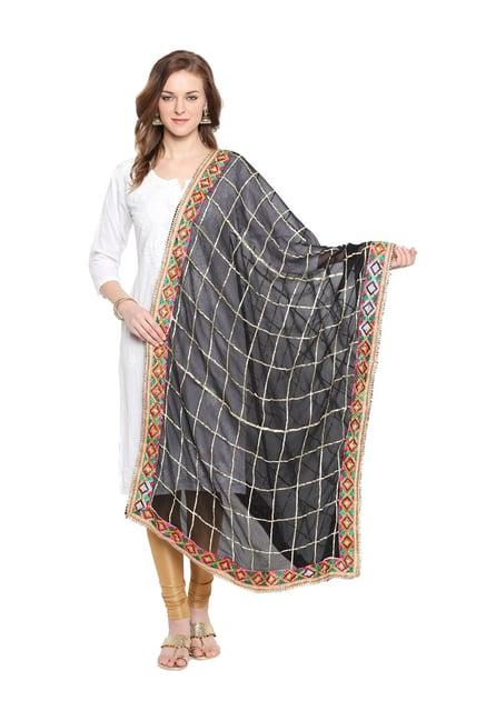 dupatta bazaar black dupatta