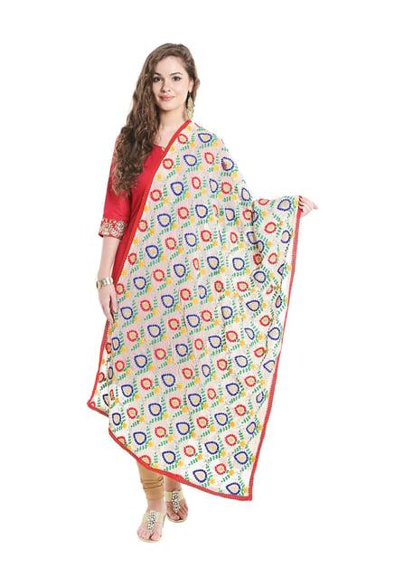 dupatta bazaar off-white dupatta