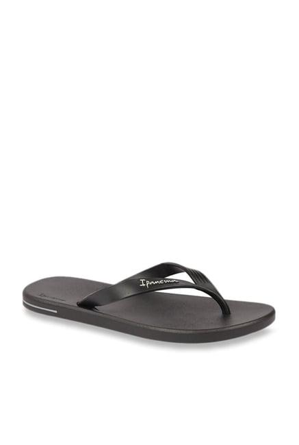 ipanema posto black flip flops