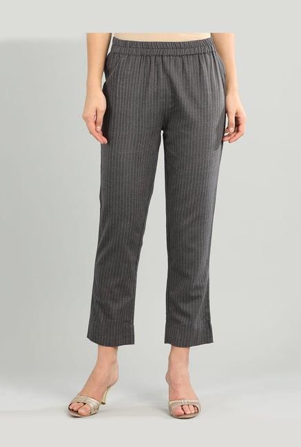 aurelia grey striped trousers