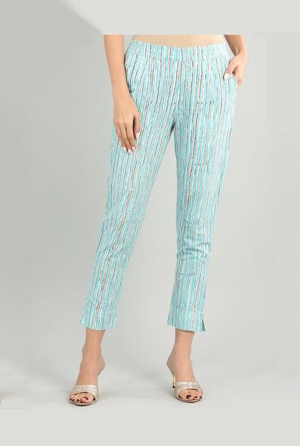 aurelia blue striped trousers