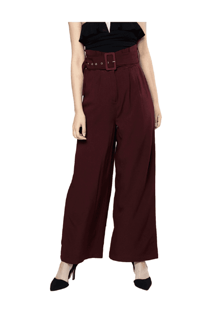 harpa wine regular fit trousers