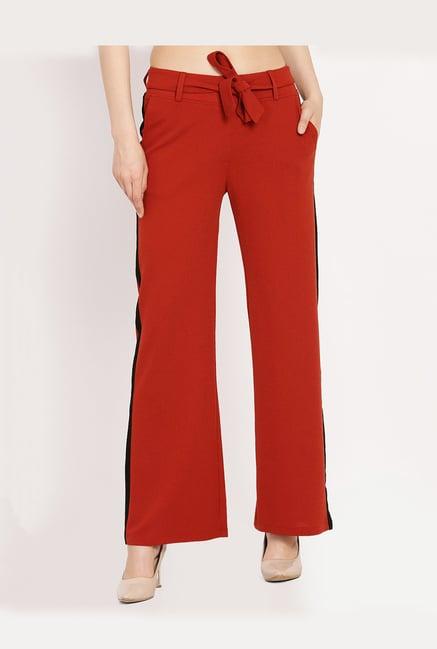 westwood rust cotton trousers