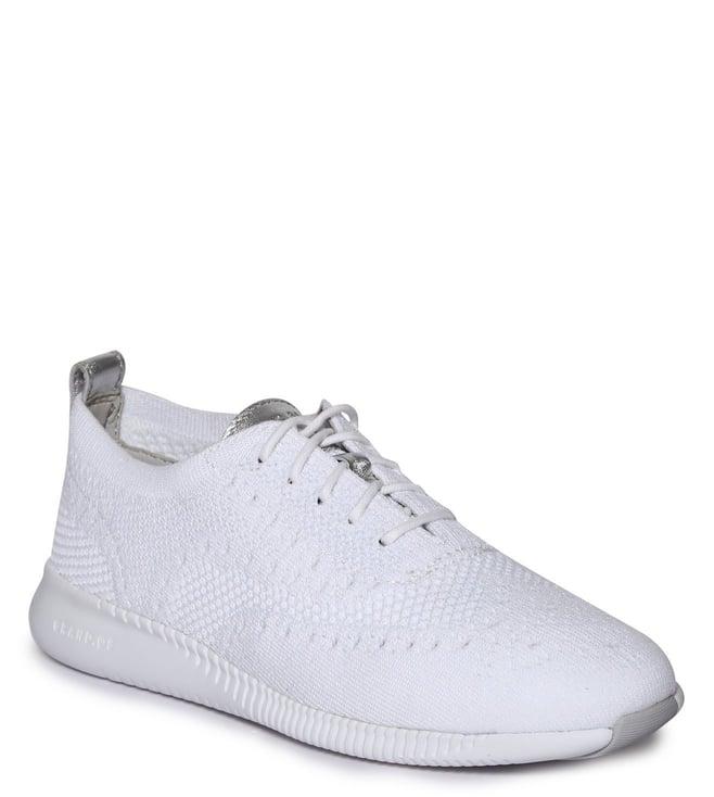 cole haan women's 2.zerogrand stitchlite white sneakers