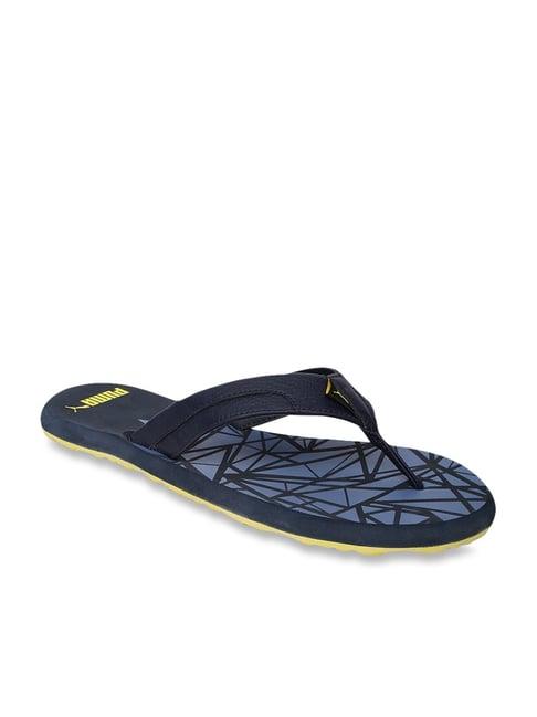 puma men's wrens gu peacoat flip flops