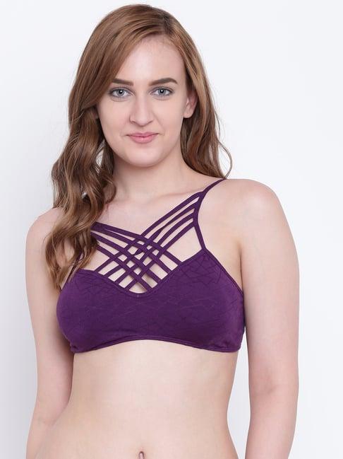 la intimo purple seaoath minimizer bra