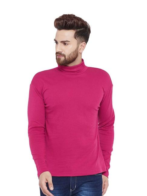 hypernation pink high neck t-shirt