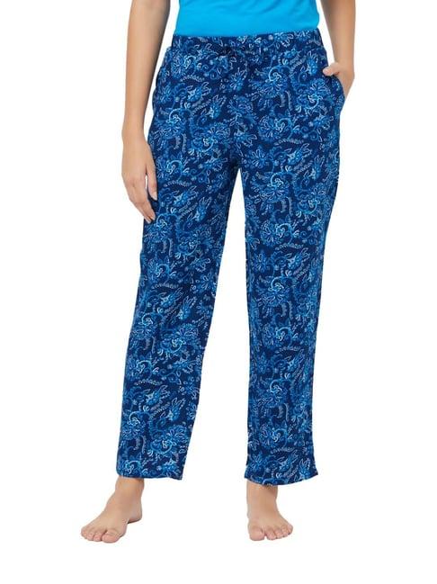 soie blue floral print pyjamas