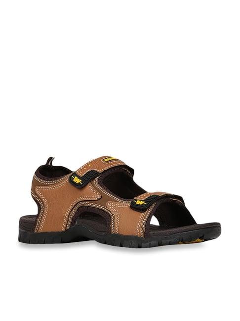 weinbrenner by bata men's tan floater sandals