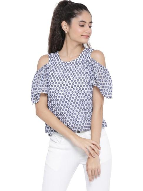 oxolloxo ozone sabrina cut-out glam top