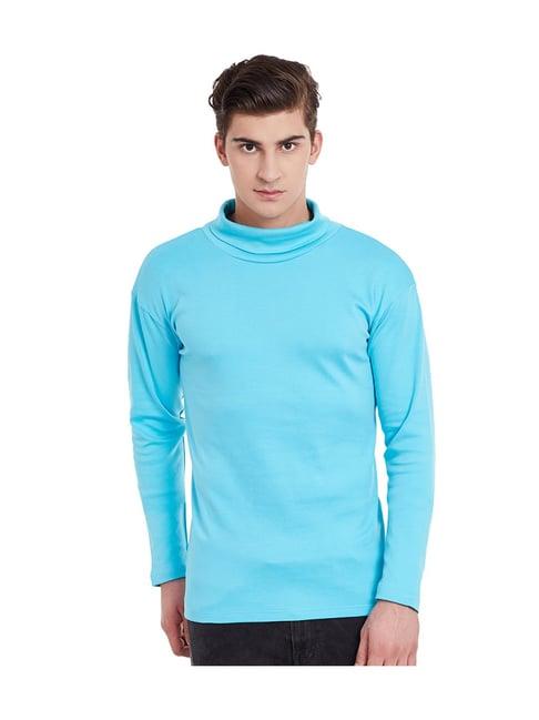 hypernation turquoise cotton t-shirt