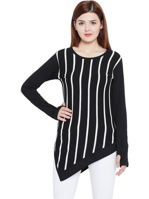 hypernation black & white striped t-shirt