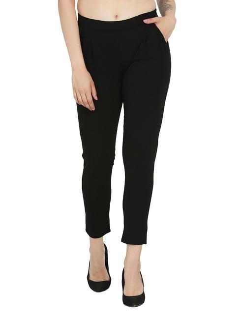 westwood black cotton trousers