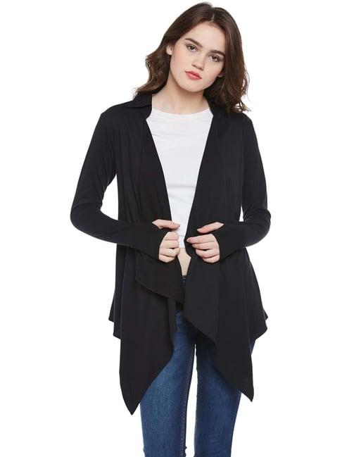 hypernation black cotton shrug