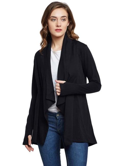 hypernation black cotton shrug