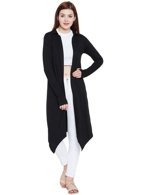 hypernation black cotton shrug