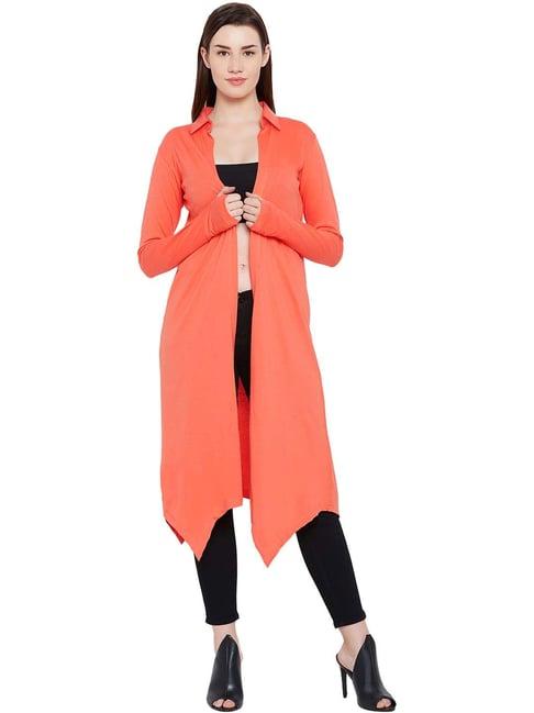 hypernation coral cotton shrug