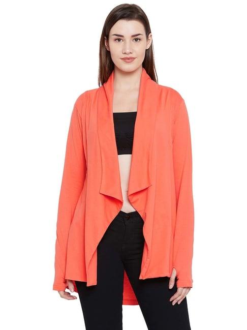 hypernation coral cotton shrug