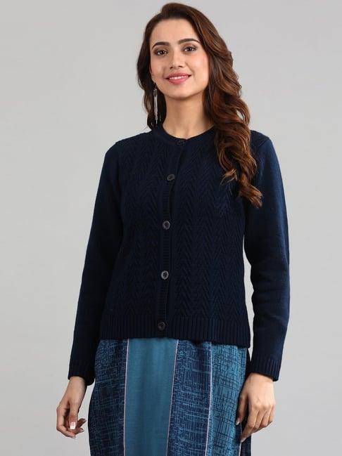 aurelia navy regular fit sweater