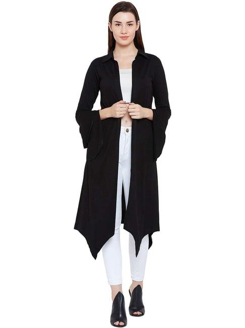 hypernation black cotton shrug