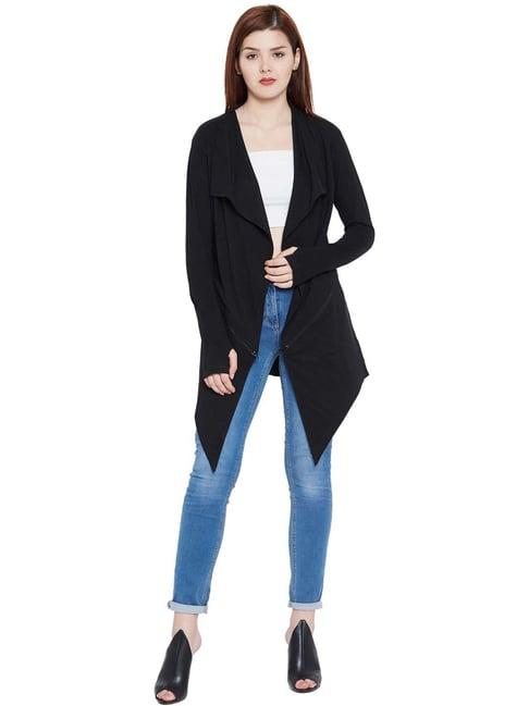 hypernation black cotton shrug