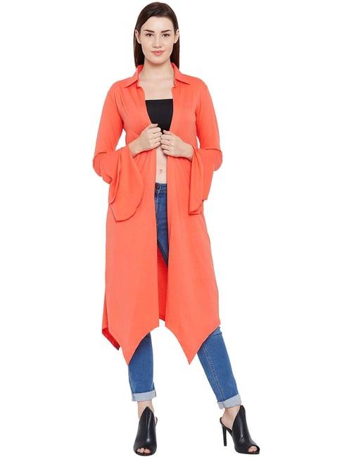 hypernation coral cotton shrug