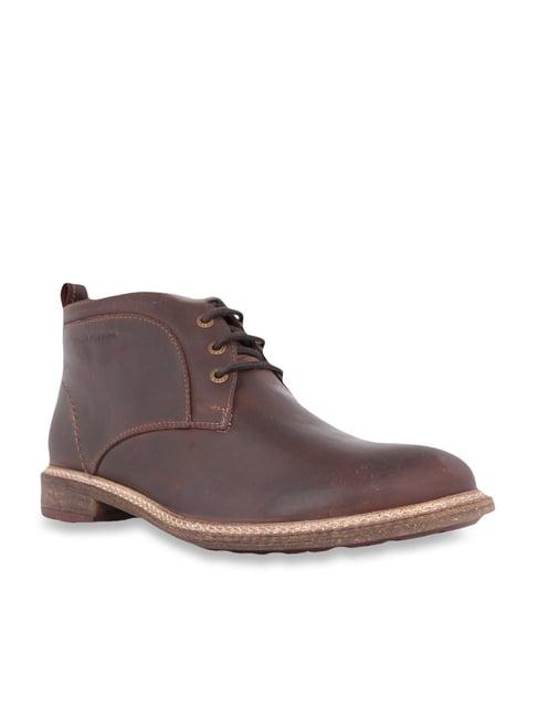 hush puppies by bata men's brown chukka boots