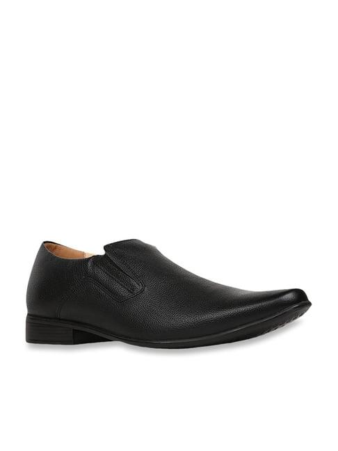 bata men's black formal slip-ons