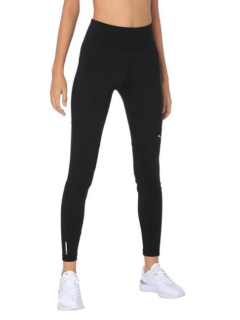 puma black regular fit tights