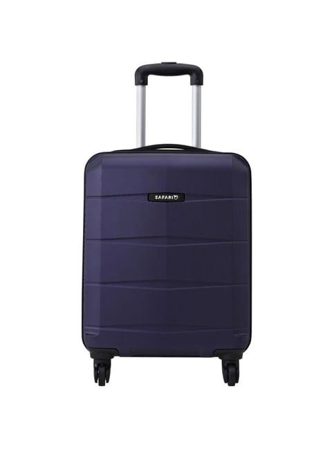 safari regloss purple 4 wheel small hard cabin trolley - 25 inch