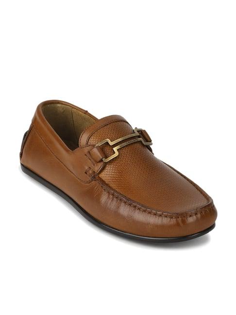 louis philippe brown casual loafers