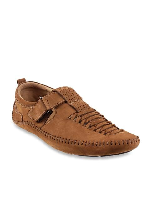 metro men's camel fisherman sandals