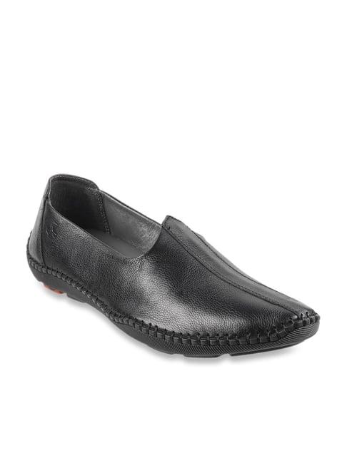 mochi black casual slip-ons