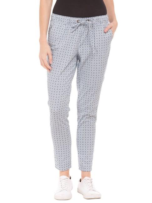 u.s. polo assn. light blue printed pants