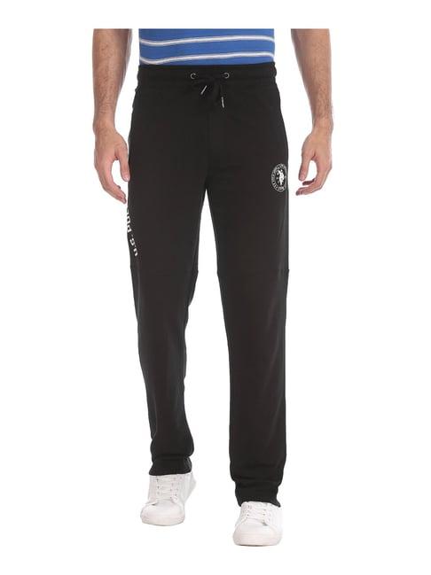 u.s. polo assn. black regular fit lounge pants