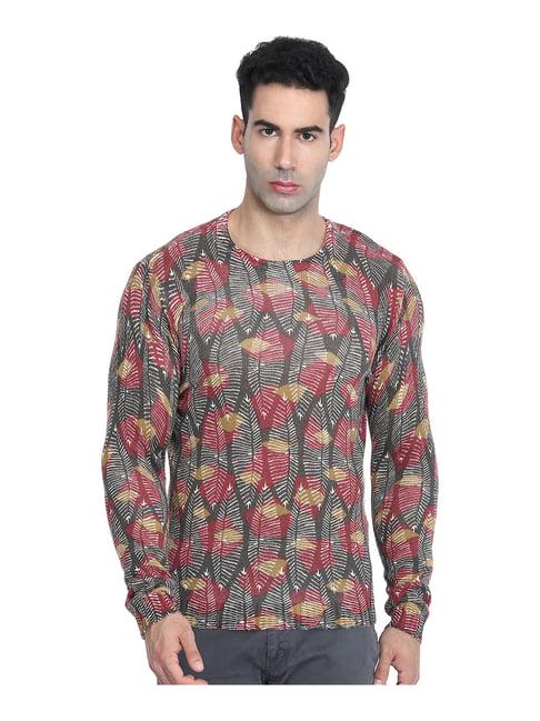 antony morato multicolor printed sweaters