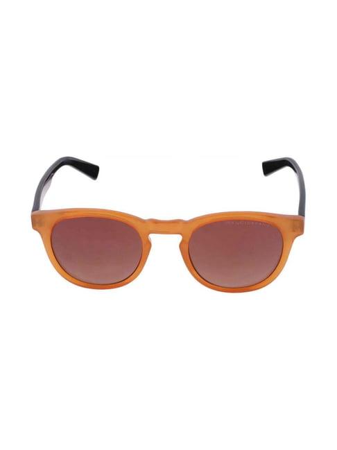 giordano bss802c004 brown round sunglasses