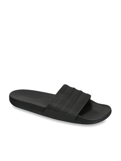 adidas men's adilette cf ultra mono black casual sandals