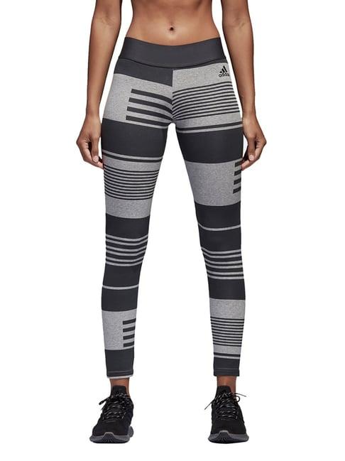 adidas grey striped tights