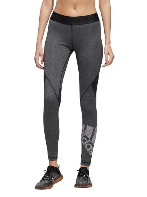 adidas grey textured tights